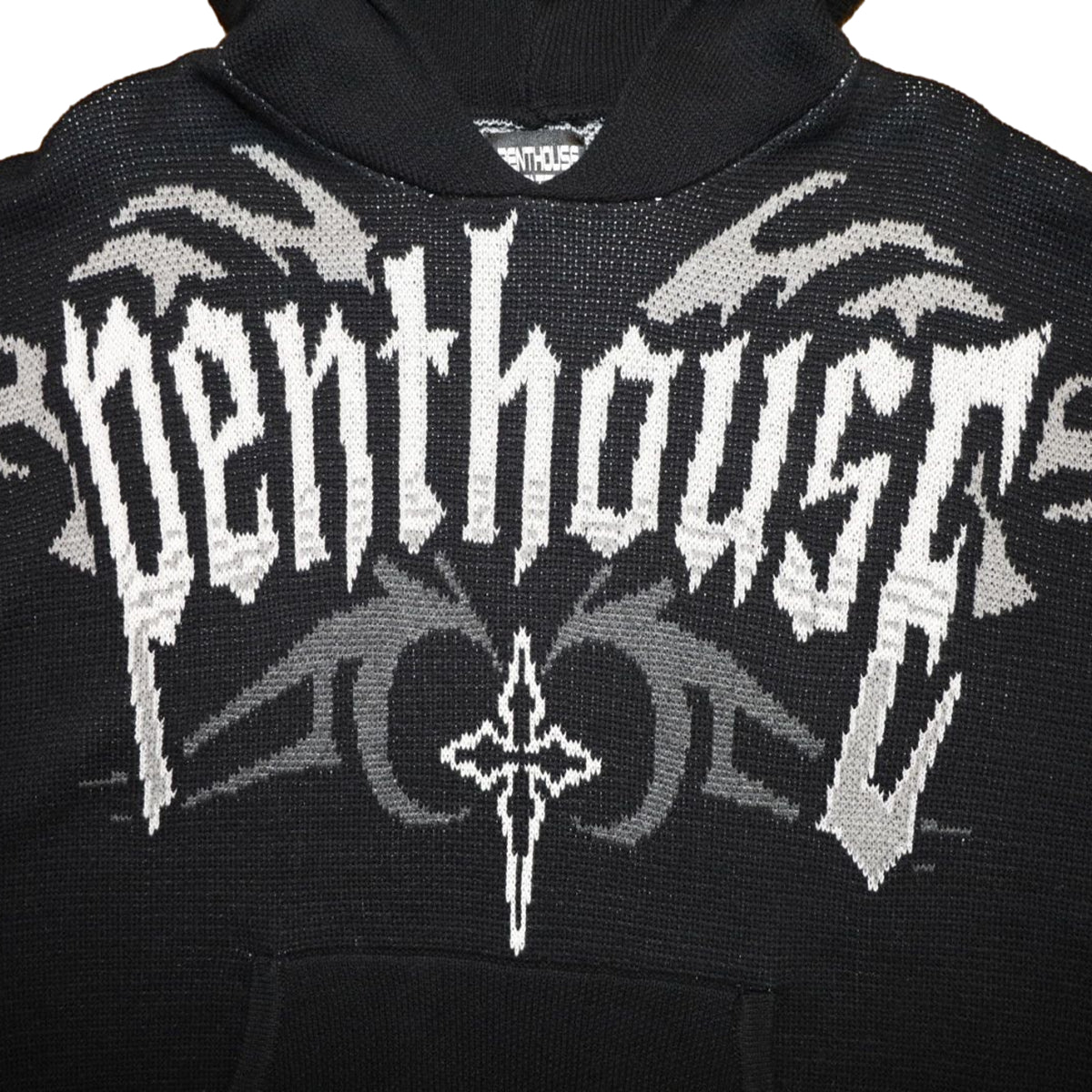Jaquard Knit Hoodie